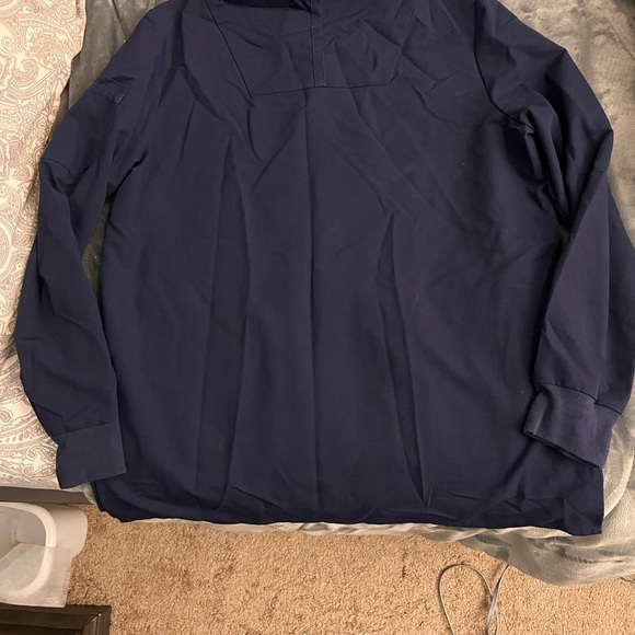 Women's Figs Navy Scrub Jacket - Picture 5 of 5